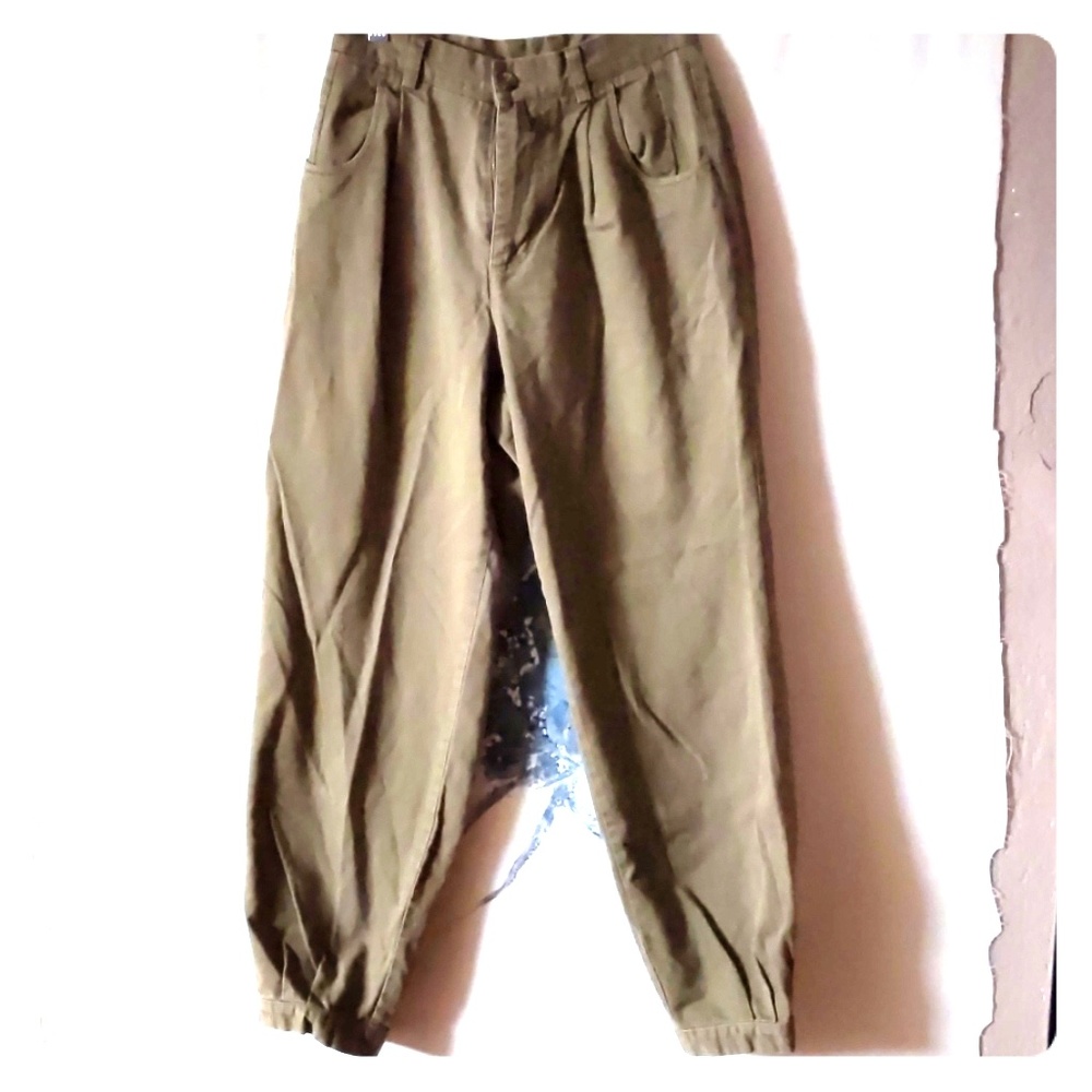 90s Patagonia high waist green khakis